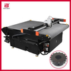 300 ~ 800mm/S Continuous Feeding Fabric Cutting Machine with 7 Inch Touch Screen