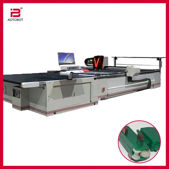 Automatic Digital Round Knife Textile Cloth Fabric Apparel Flatbed Cutting Machine