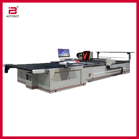 Automatic Multi Layer Cropping Apparel Textile Fabric Oscillating Blade Cutting Machine